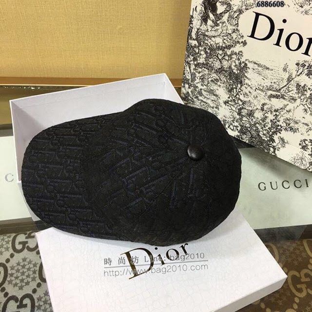 Dior男女同款帽子 迪奧刺繡印花棒球帽鴨舌帽  mm1129